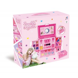 Little Stylist Set with Trunk Pink