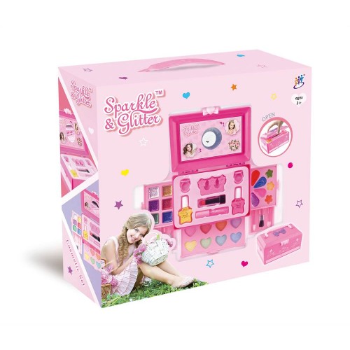 Little Stylist Set with Trunk Pink