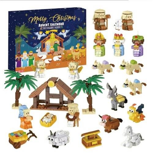 Set of bricks Christmas Edition Stable Calendar