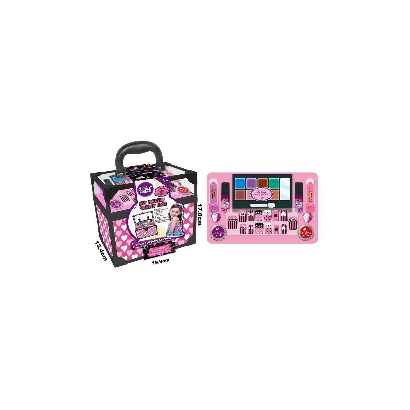 Rich Styling Set + Black/Pink Trunk