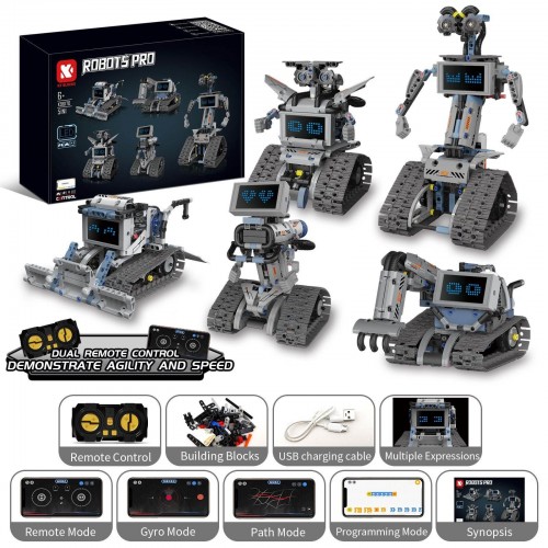 5-in-1 Robot Bricks Set