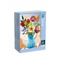 Brick set Coloured Bouquet + Vase