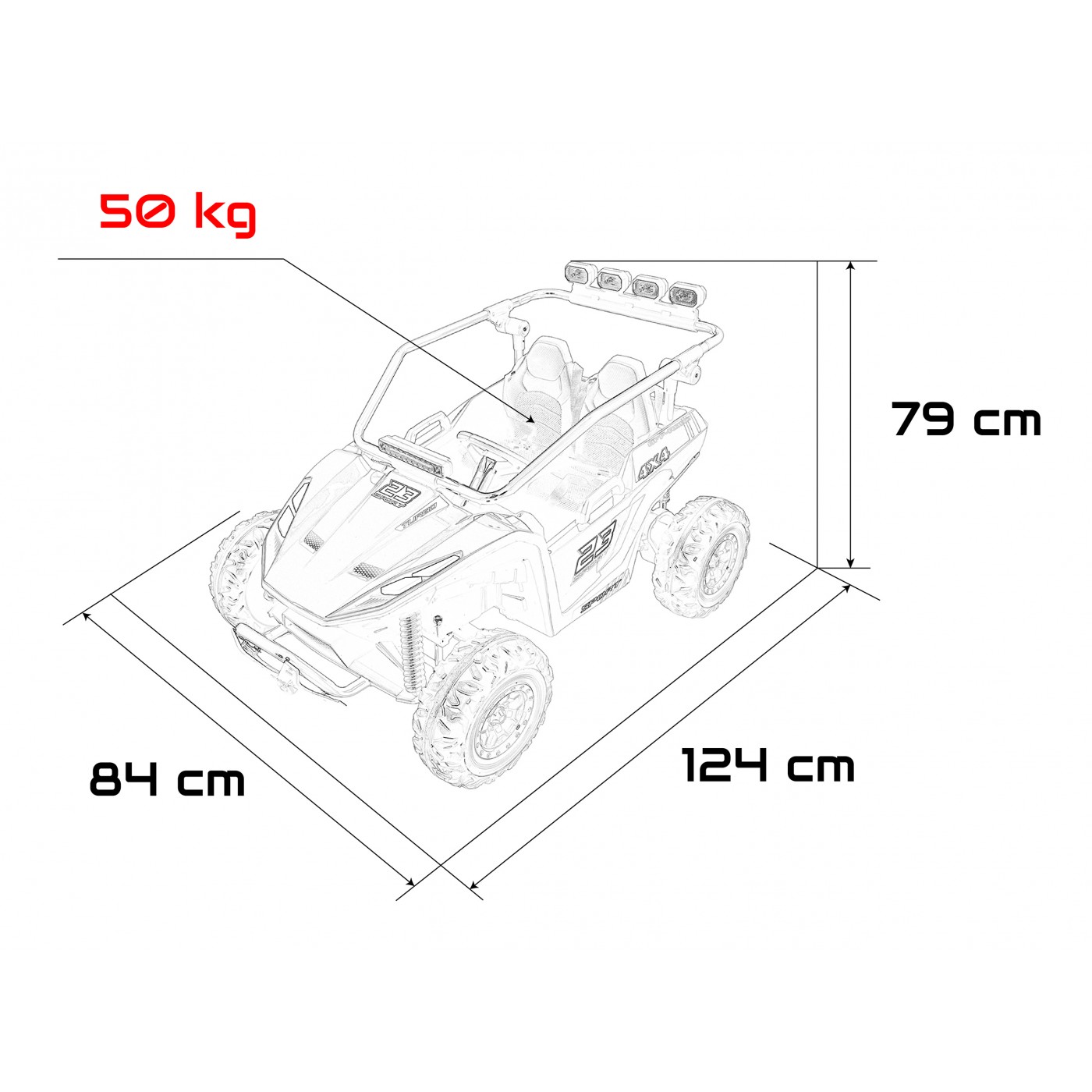 Buggy TURBO 23 Red