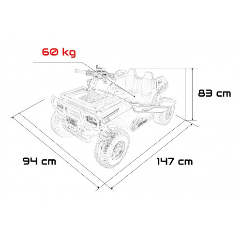 Buggy PROSPECTOR 4x4 STRONG Blue