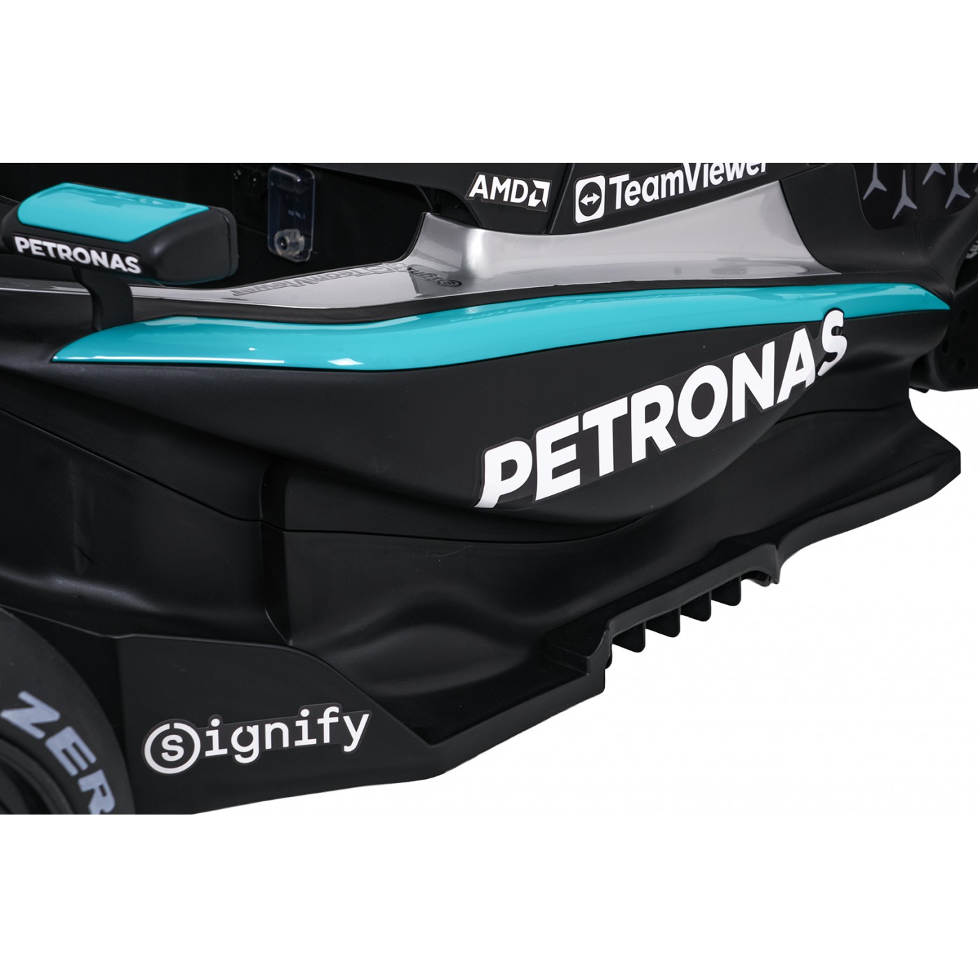 Vehicle AMG PETRONAS F1 Black Racing Car