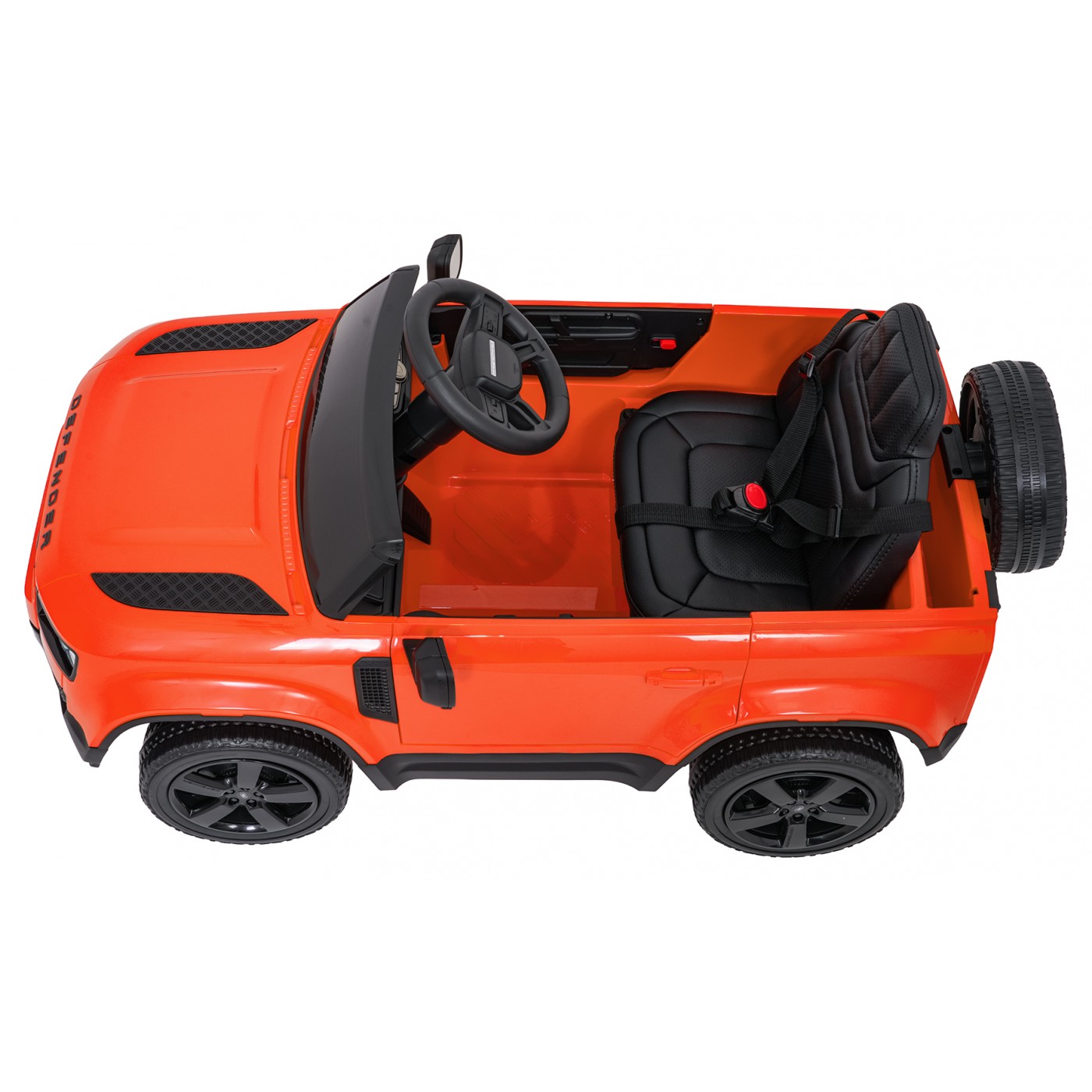 Land Rover Defender Orange Vehicle