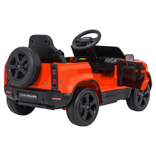 Land Rover Defender Orange Vehicle