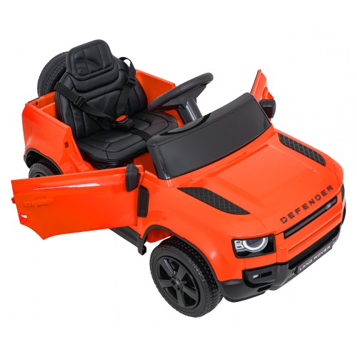 Land Rover Defender Orange Vehicle