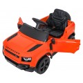 Land Rover Defender Orange Vehicle