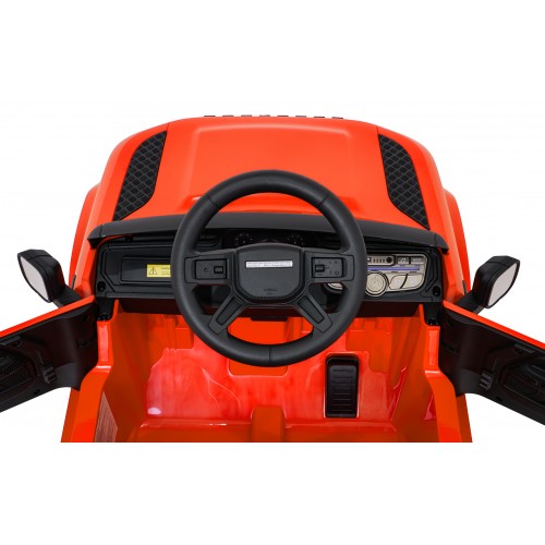 Land Rover Defender Orange Vehicle