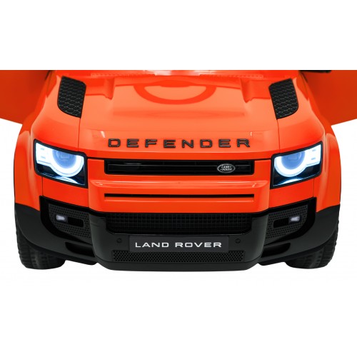Land Rover Defender Orange Vehicle
