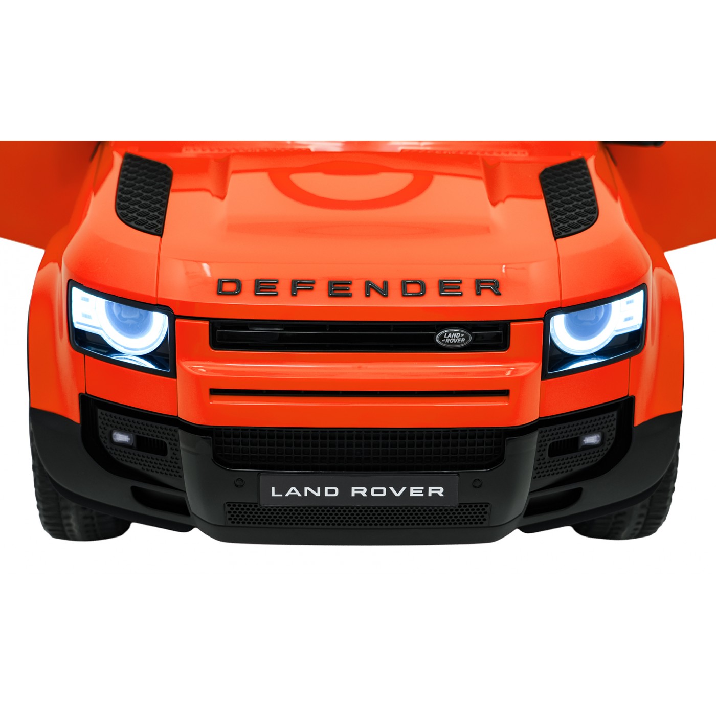 Land Rover Defender Orange Vehicle