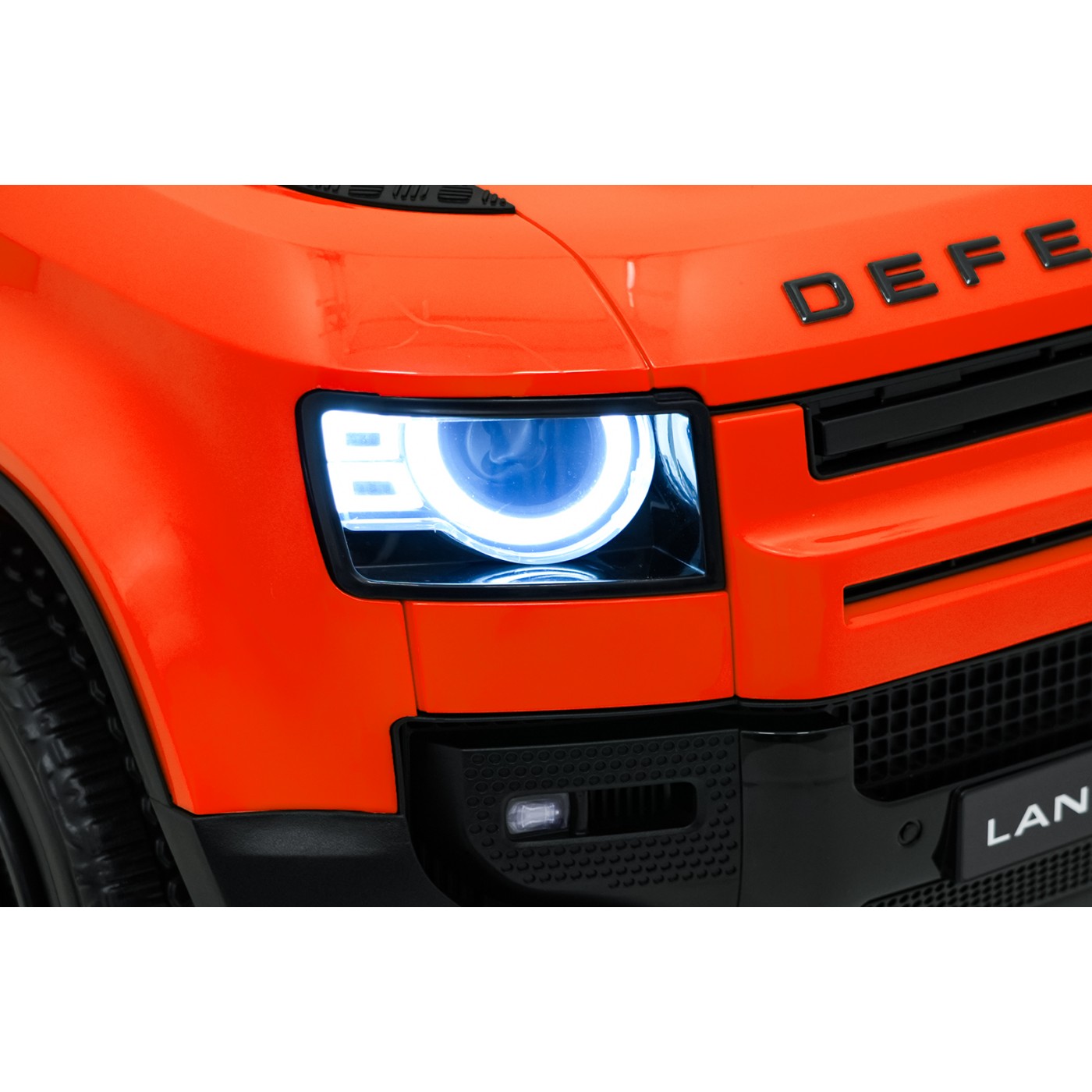 Land Rover Defender Orange Vehicle