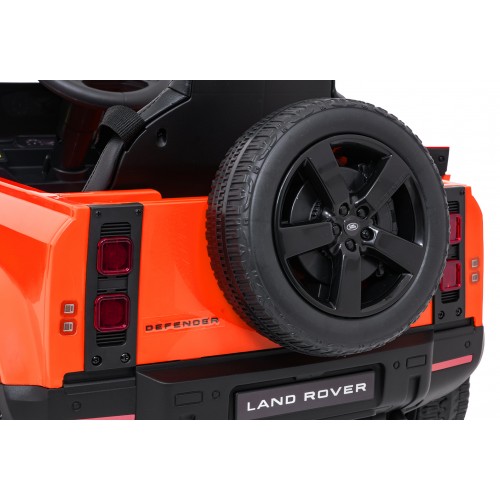 Land Rover Defender Orange Vehicle