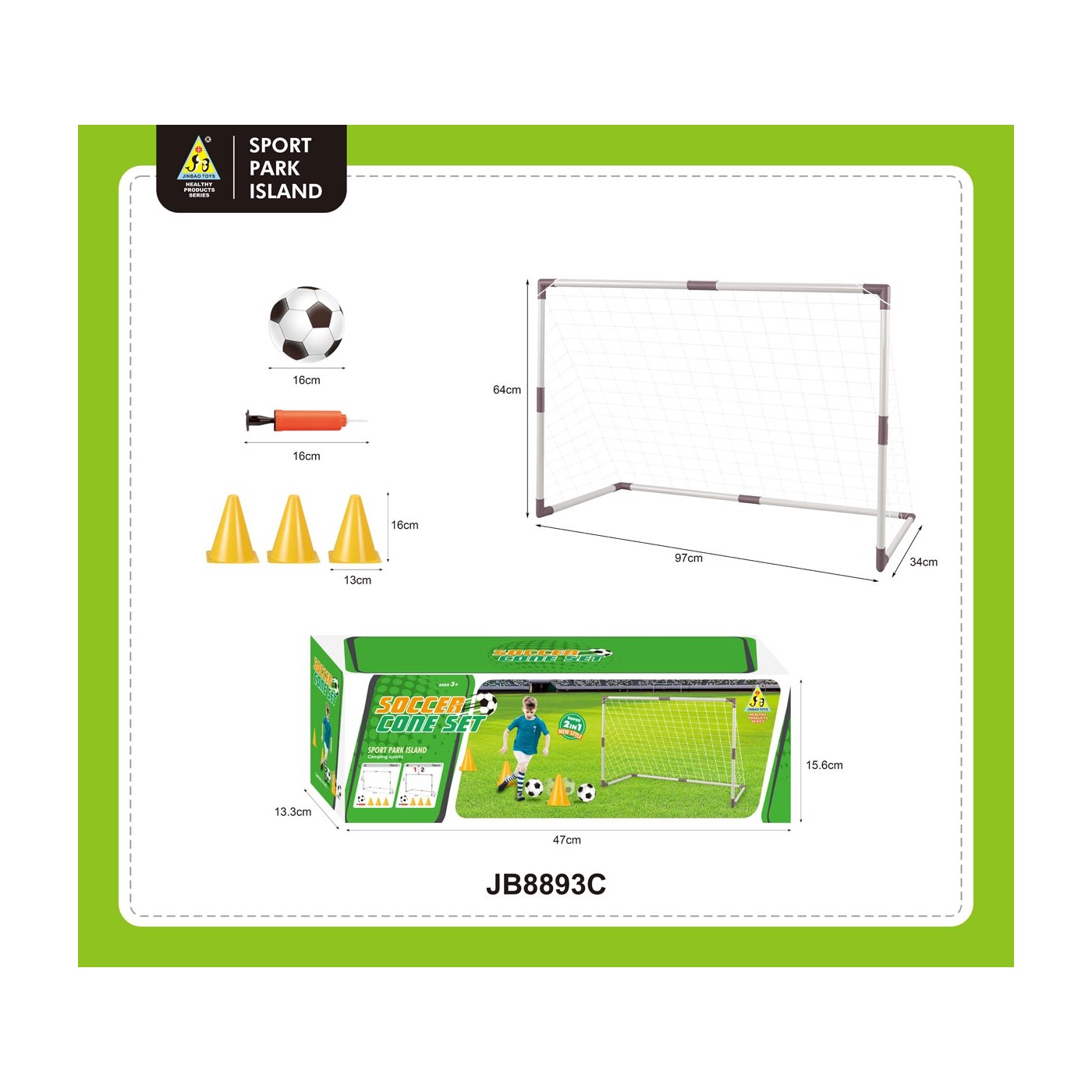Training Goal with Cones + Accessories
