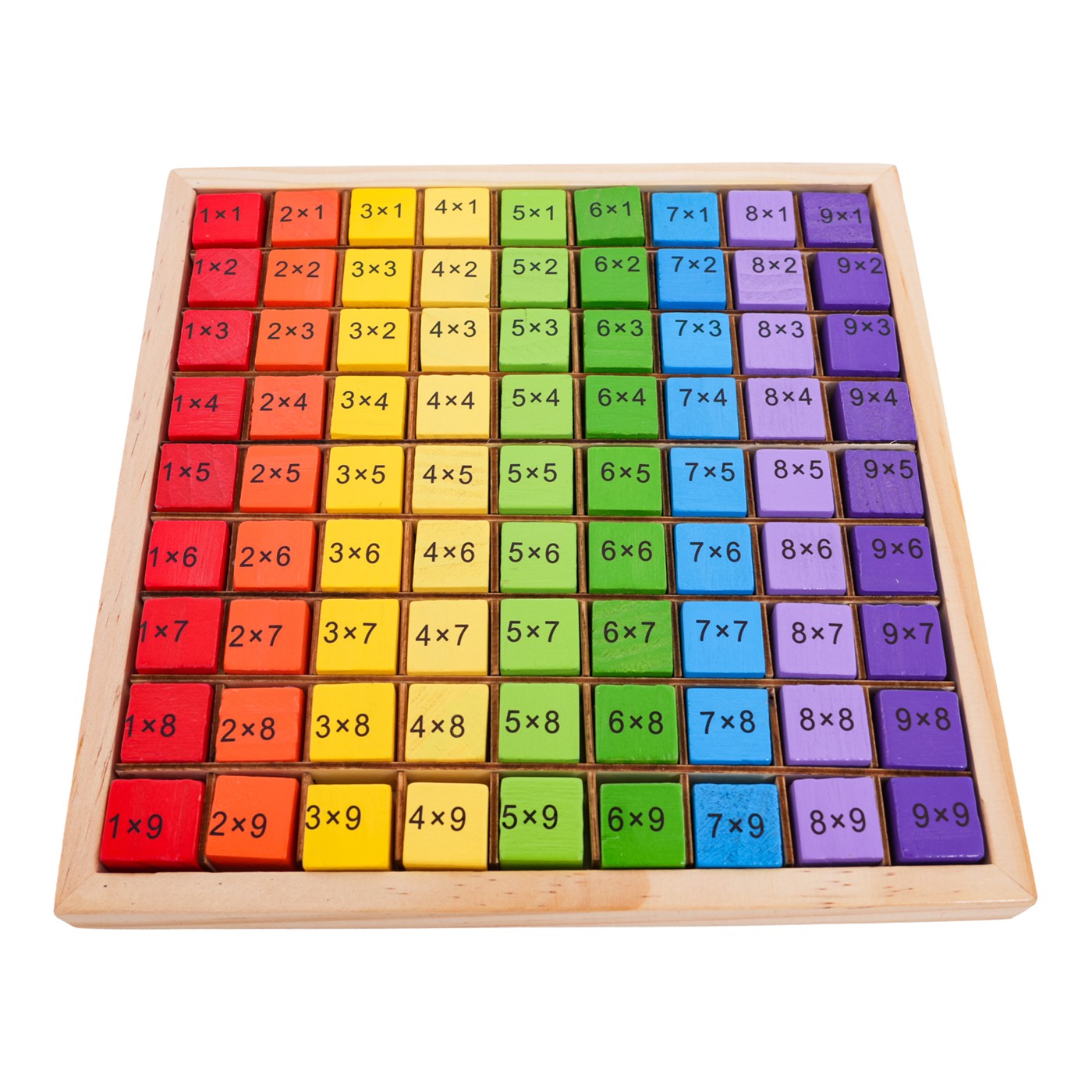 Wooden Multiplication Learning Board