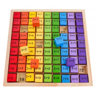Wooden Multiplication Learning Board