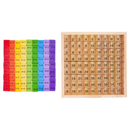 Wooden Multiplication Learning Board
