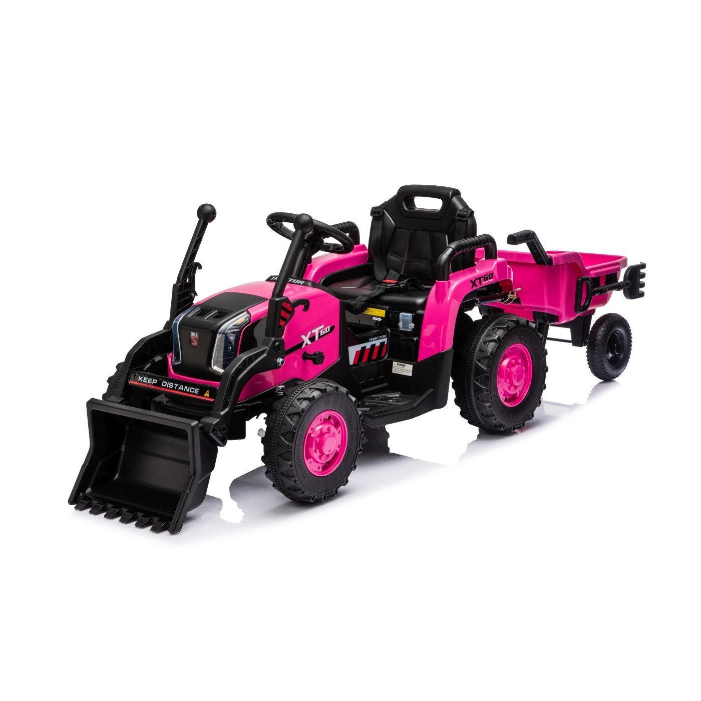 Tractor XT60 with Trailer Pink