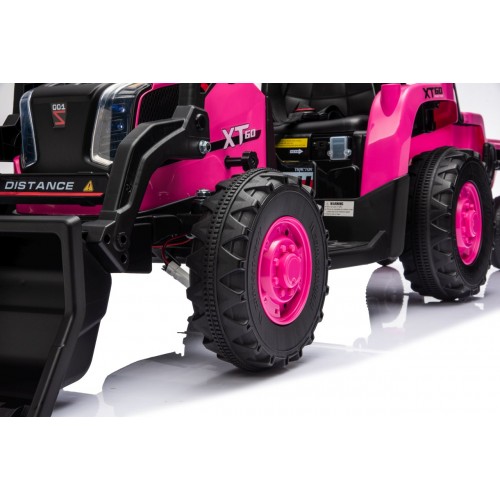 Tractor XT60 with Trailer Pink
