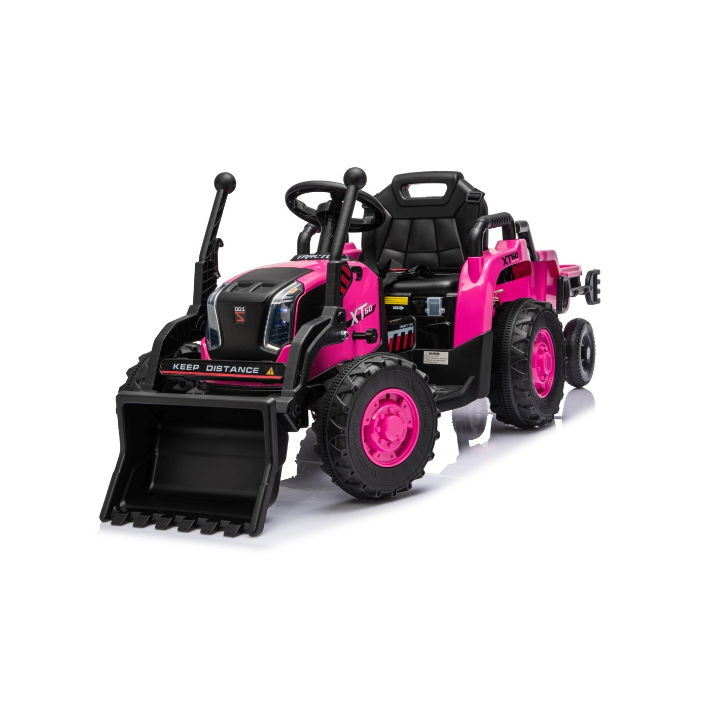 Tractor XT60 with Trailer Pink