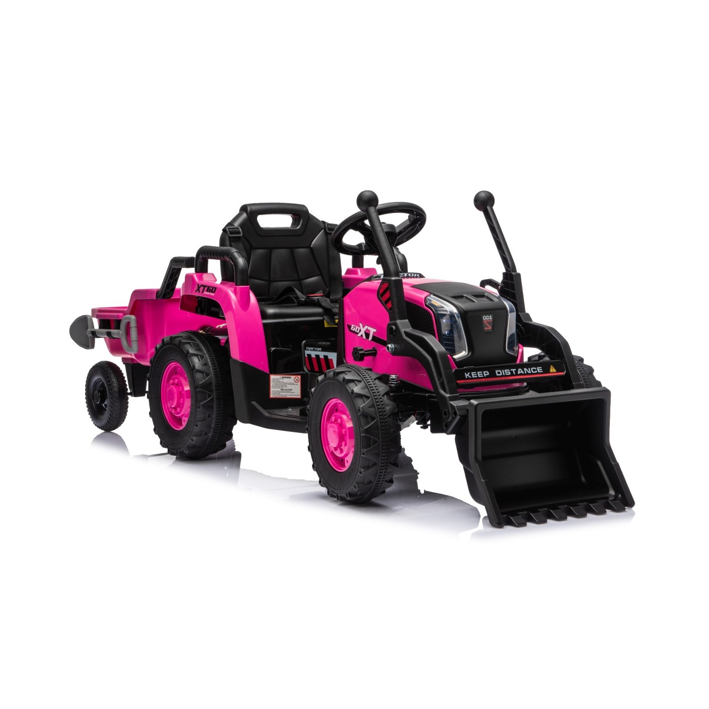 Tractor XT60 with Trailer Pink