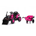 Tractor XT60 with Trailer Pink
