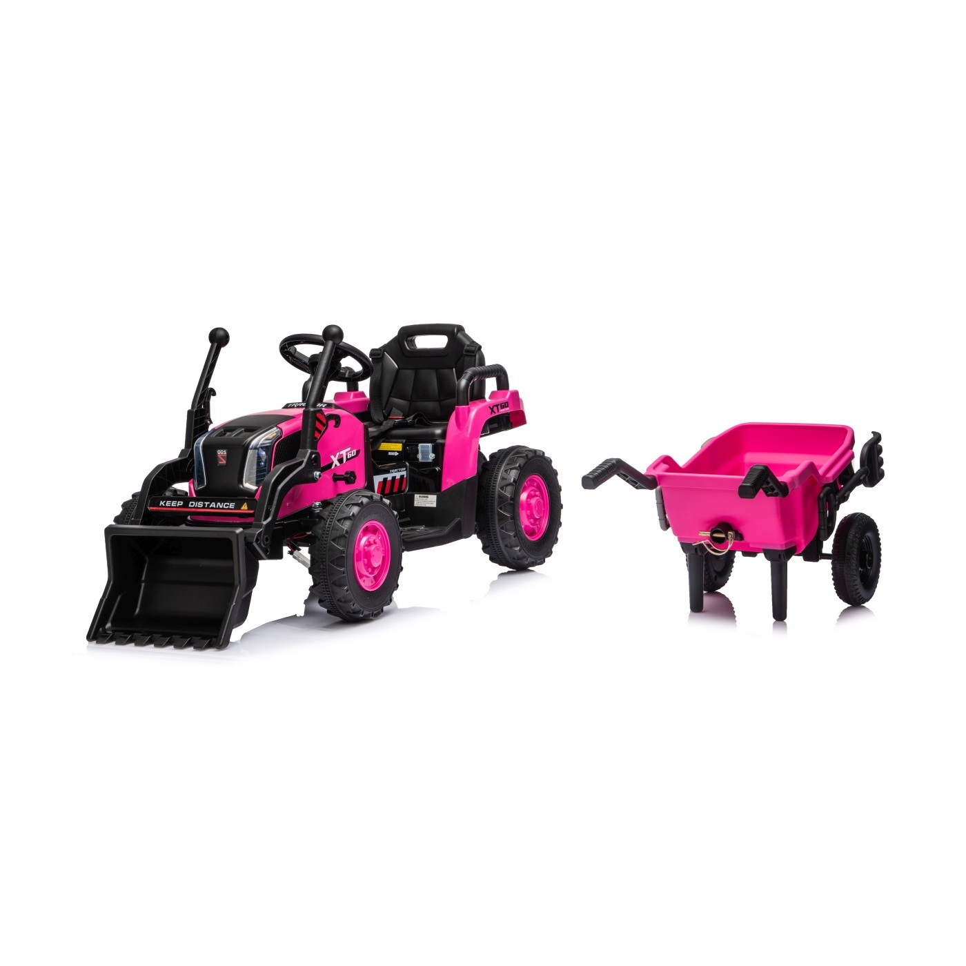 Tractor XT60 with Trailer Pink