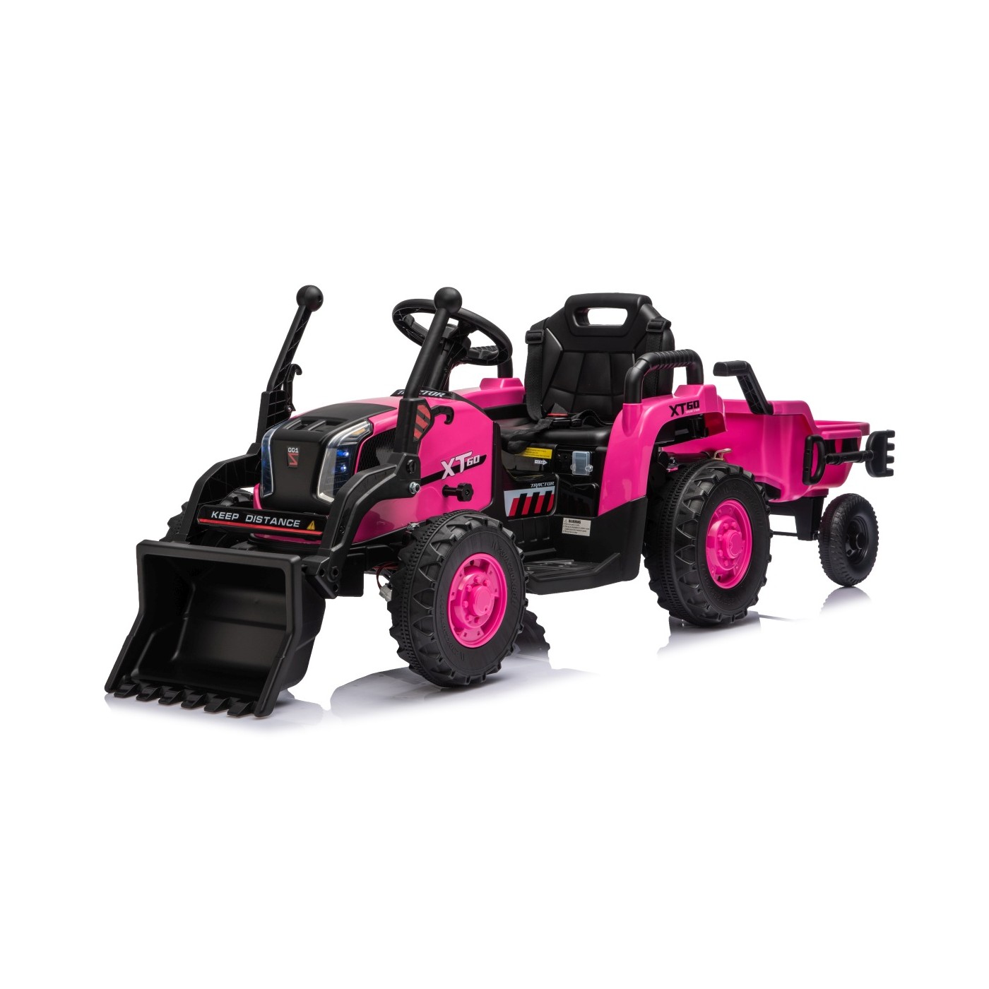 Tractor XT60 with Trailer Pink