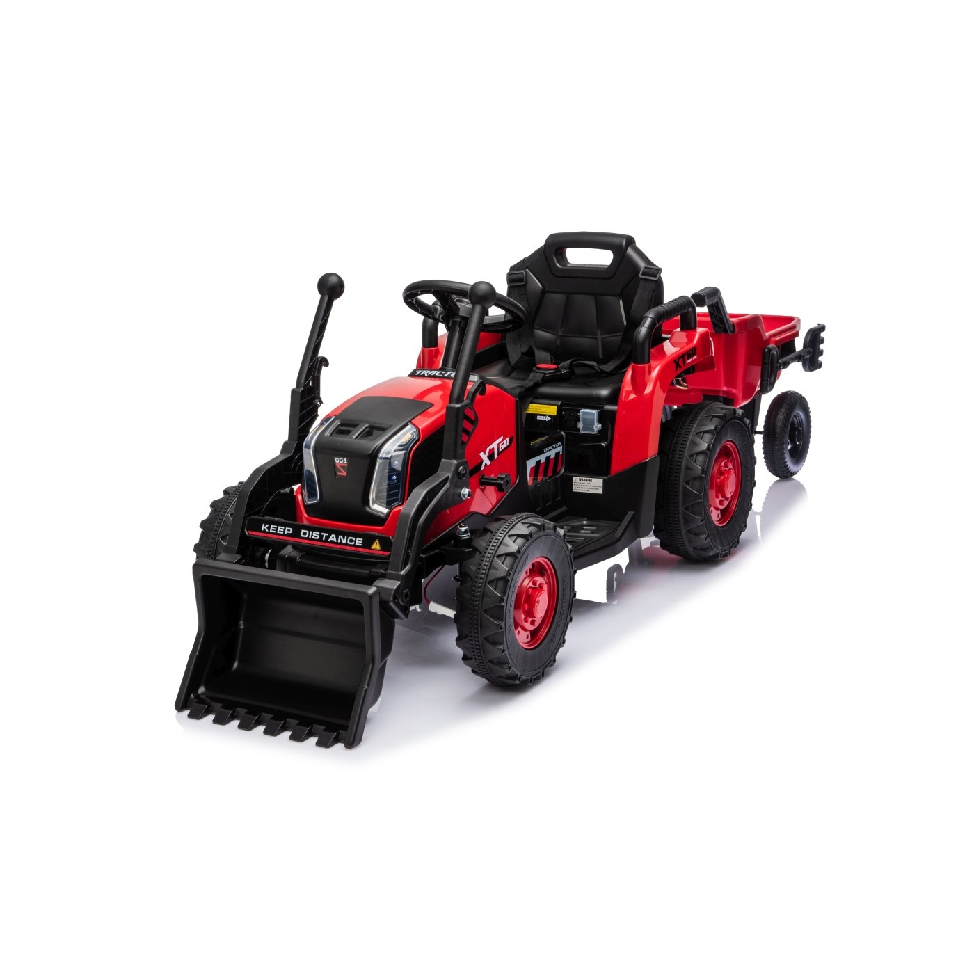 Tractor XT60 with Trailer Red
