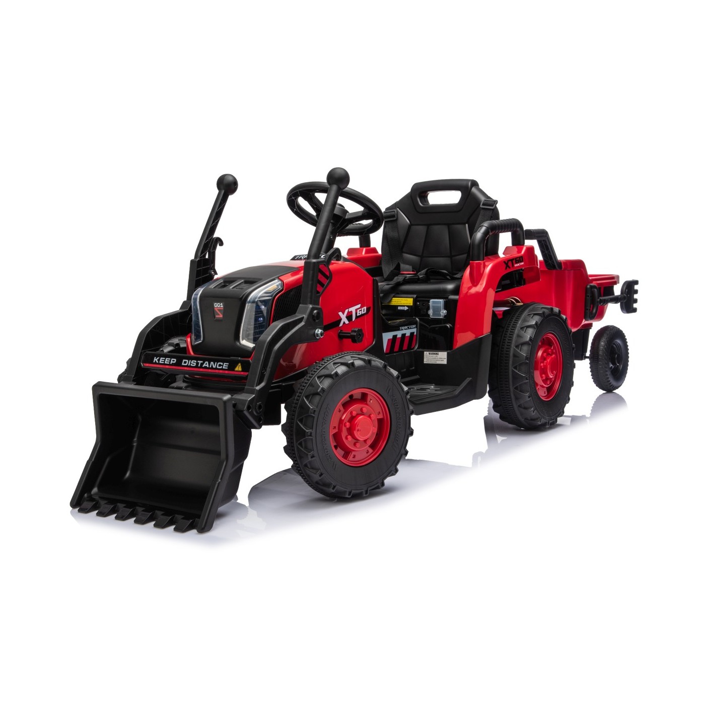 Tractor XT60 with Trailer Red