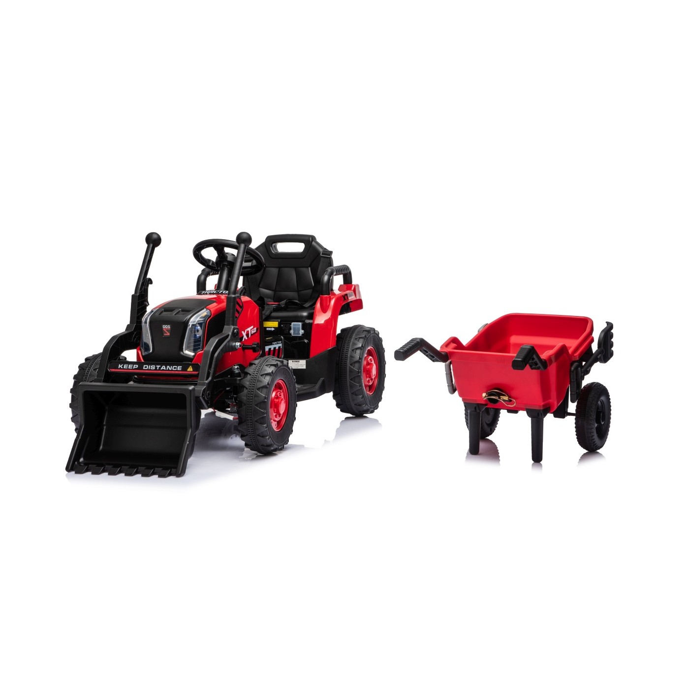 Tractor XT60 with Trailer Red