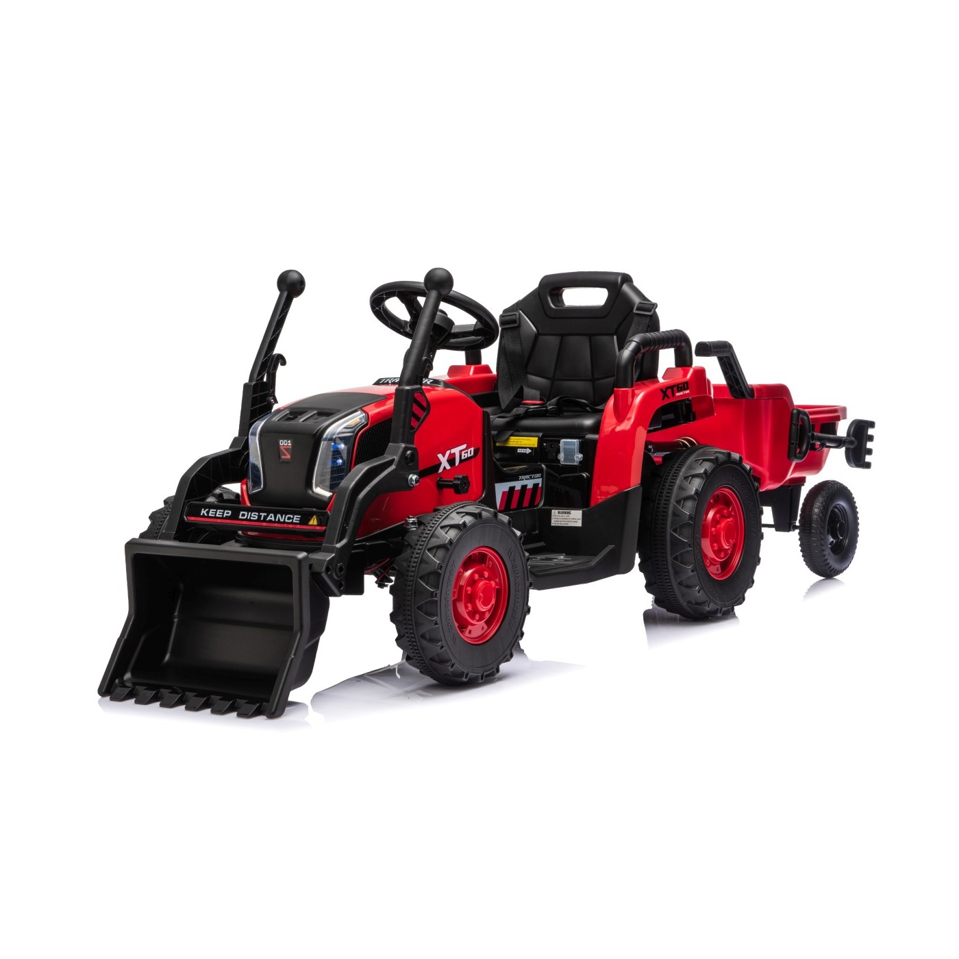 Tractor XT60 with Trailer Red