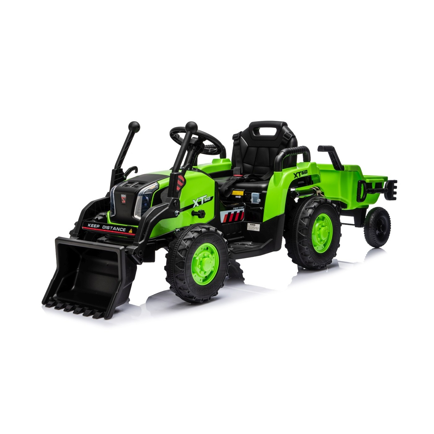 Tractor XT60 with Trailer Green