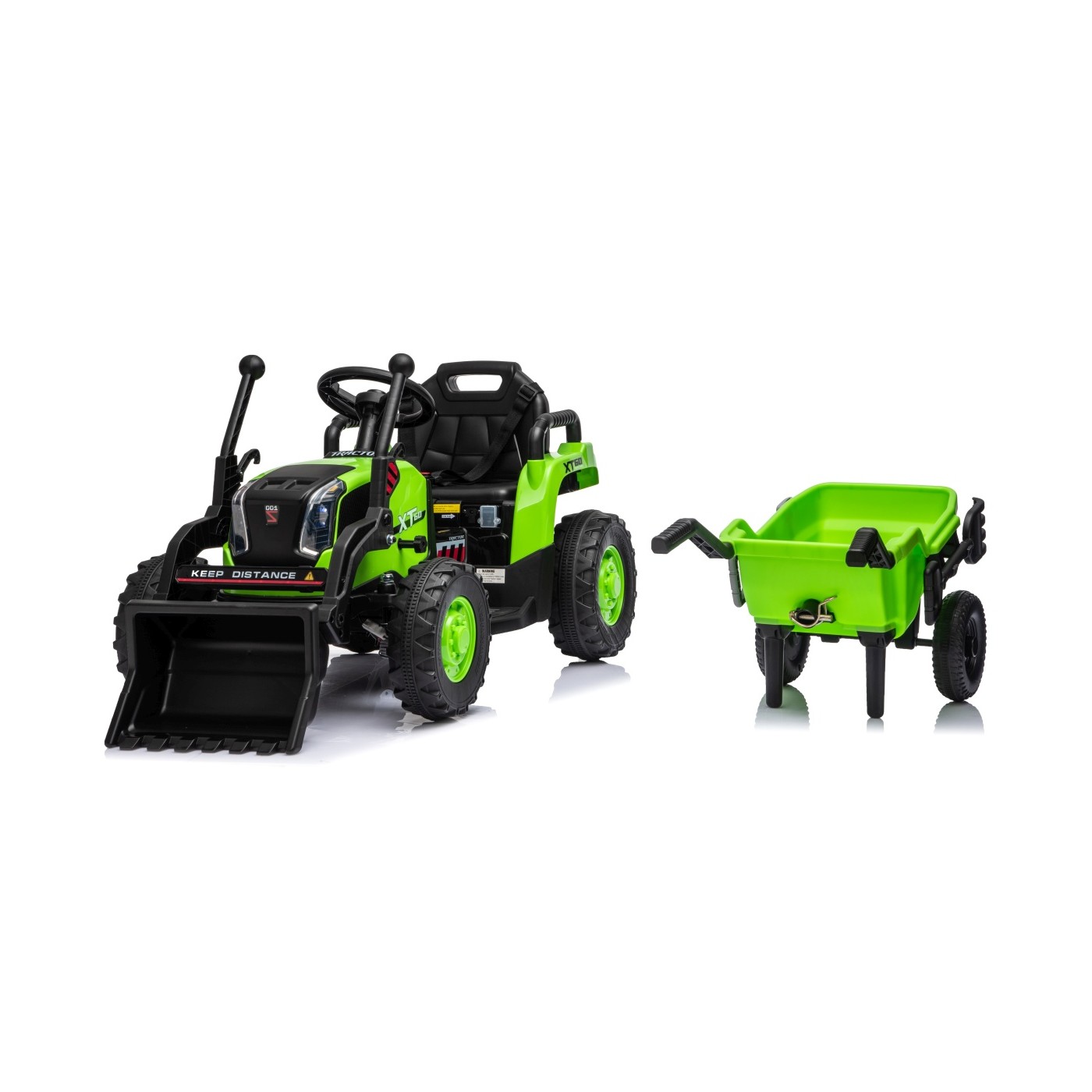 Tractor XT60 with Trailer Green