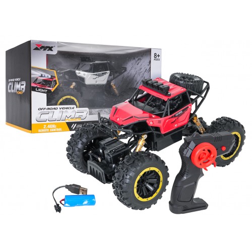 1:18 Scale R/C Crawler CLIMB POWER Red