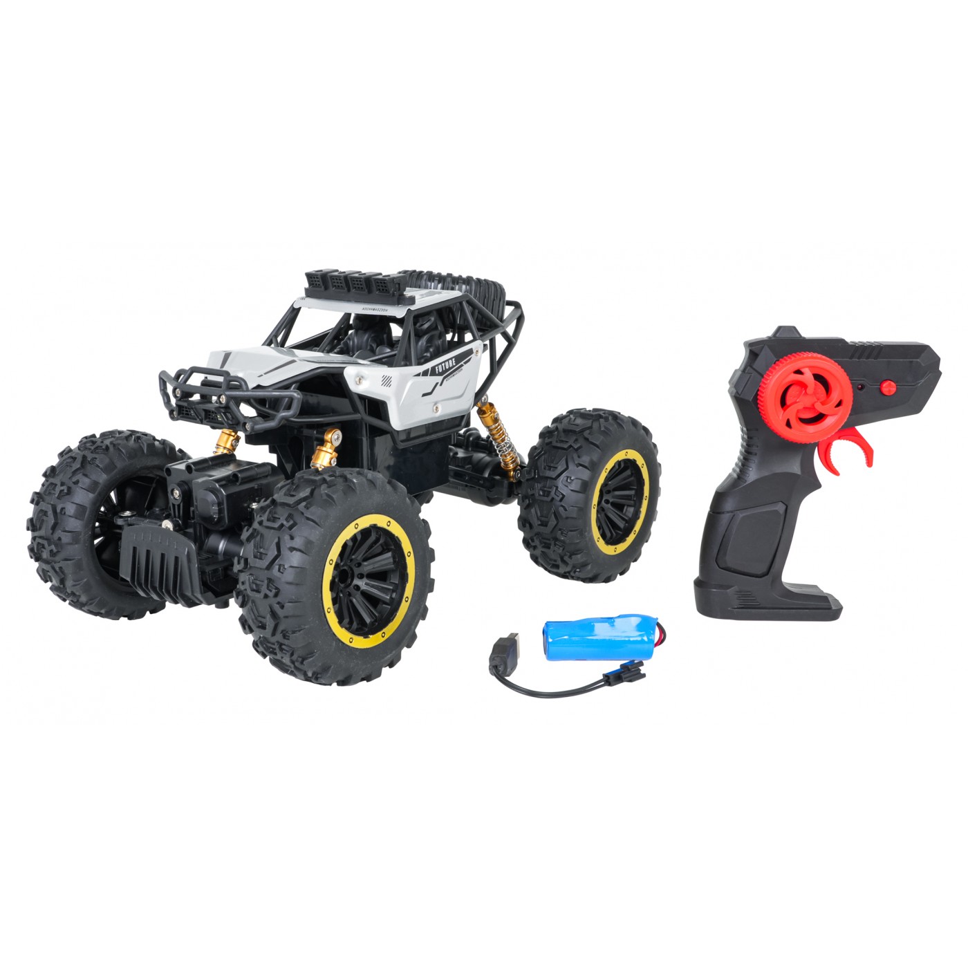 1:18 CLIMB POWER Silver R/C Crawler