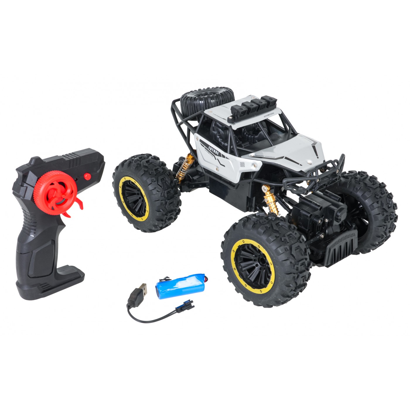 1:18 CLIMB POWER Silver R/C Crawler