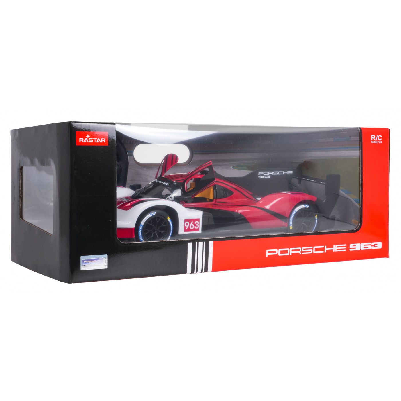 R/C 1:14 Porsche 963 LMDh Red RASTAR