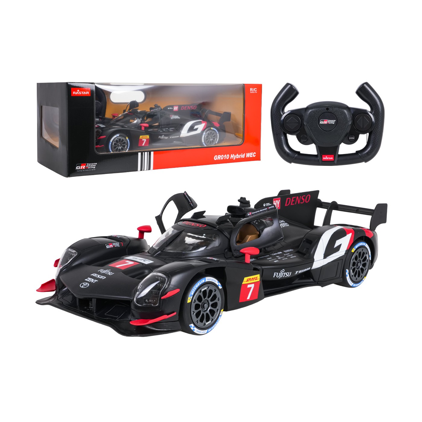 R/C 1:14 Toyota GAZOO Racing GR010 Hybrid Black RASTAR