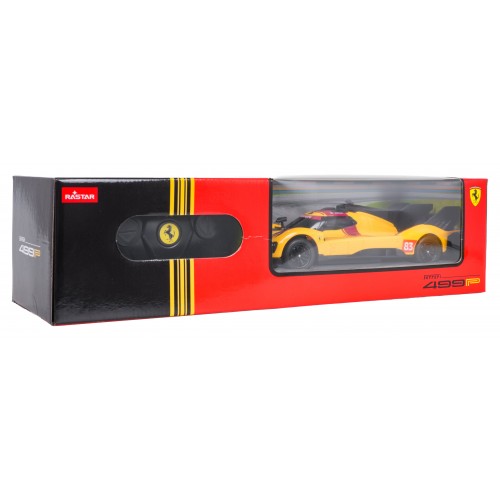 R/C car 1:24 Ferrari 499P-N83 Yellow RASTAR