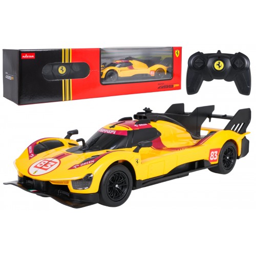 R/C car 1:24 Ferrari 499P-N83 Yellow RASTAR