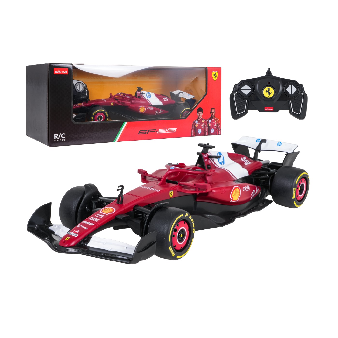 R/C 1:18 Ferrari SF-25 Red RASTAR