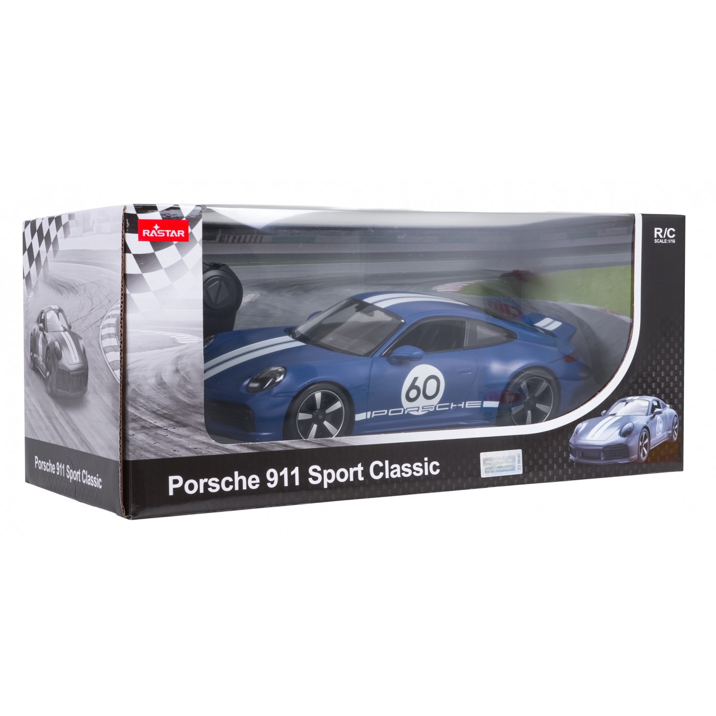R/C 1:16 Porsche 911 Sport Classic Blue RASTAR