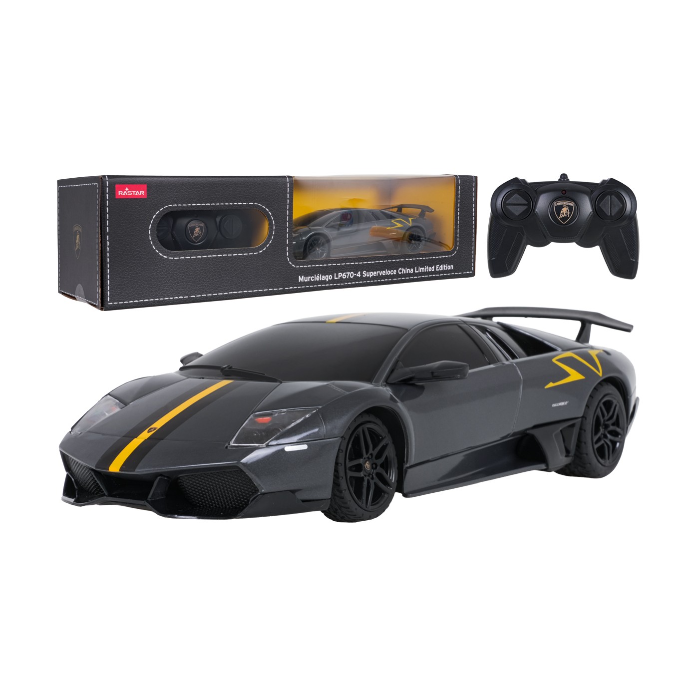 R/C car 1:24 Murcielago LP670-4 Superveloce Gray RASTAR