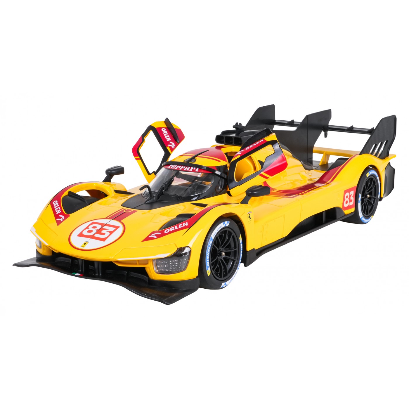 R/C car 1:14 Ferrari 499P Yellow RASTAR