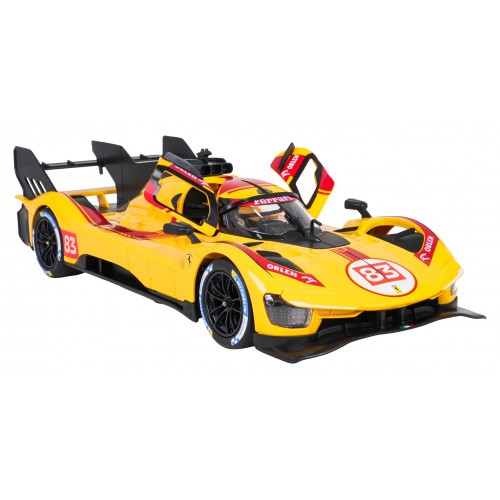 R/C car 1:14 Ferrari 499P Yellow RASTAR