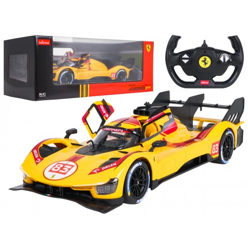 R/C car 1:14 Ferrari 499P Yellow RASTAR