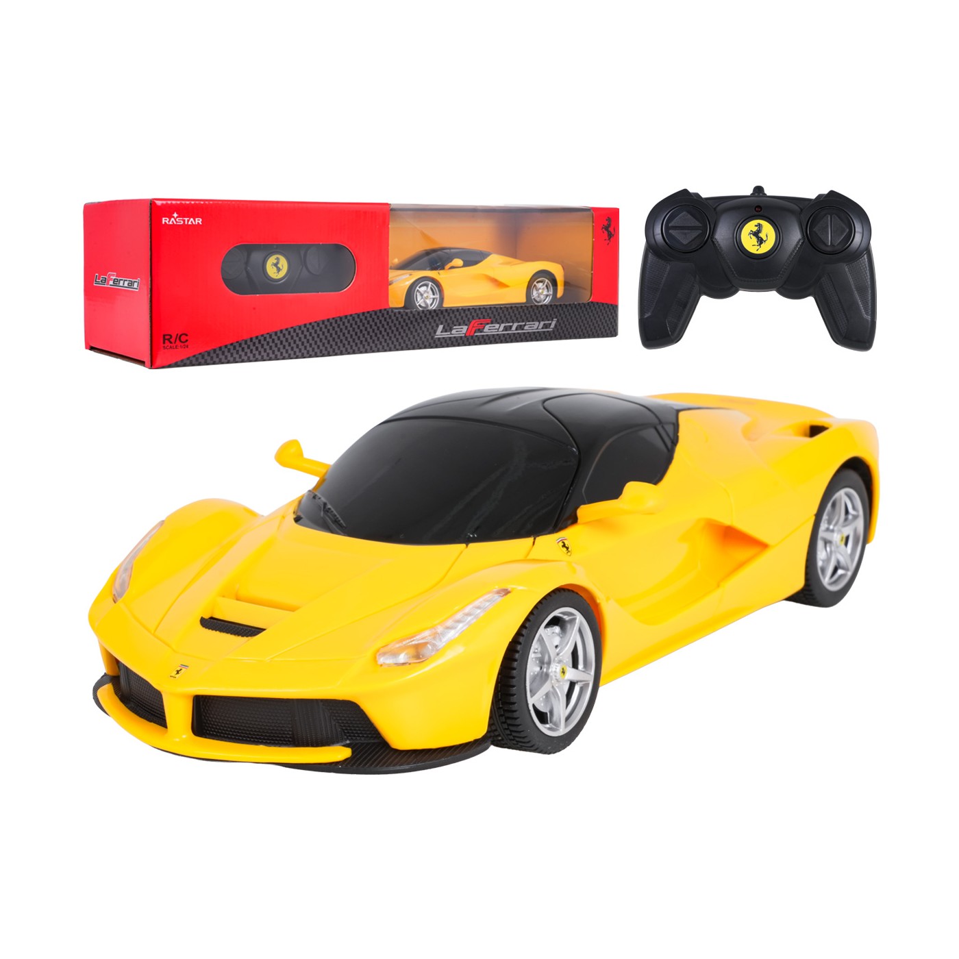 R/C car 1:24 Ferrari LaFerrari Yellow RASTAR