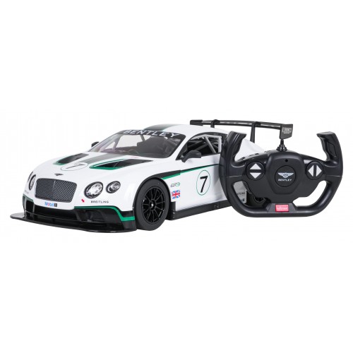 R/C Car 1:14 Bentley Continental GT3 White RASTAR